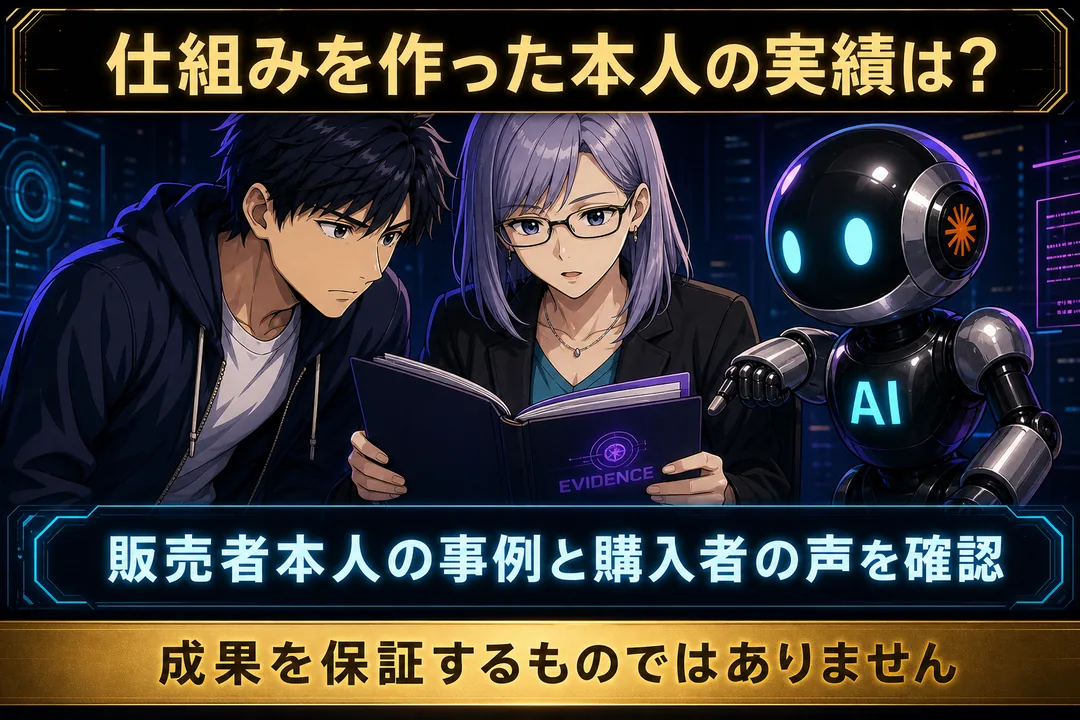 販売者本人の事例と購入者の声